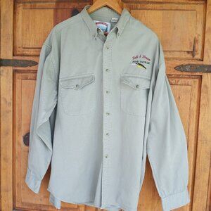 Field & Stream khaki shirt jacket fishing